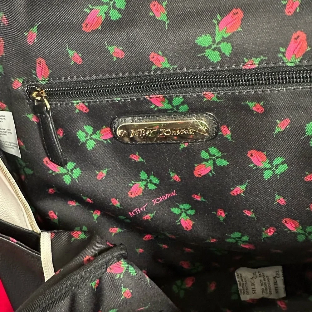 Betsey Johnson “It’s Betsey Johnson Time” Clock Face Backpack